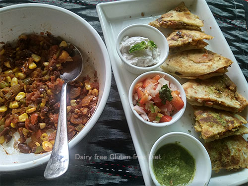 Vegetable Quesadilla