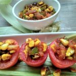 Corn stuffed Tomato cups