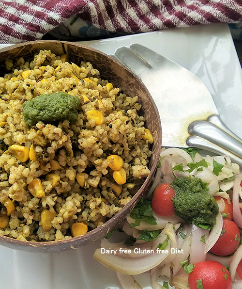Matta rice corn pulao