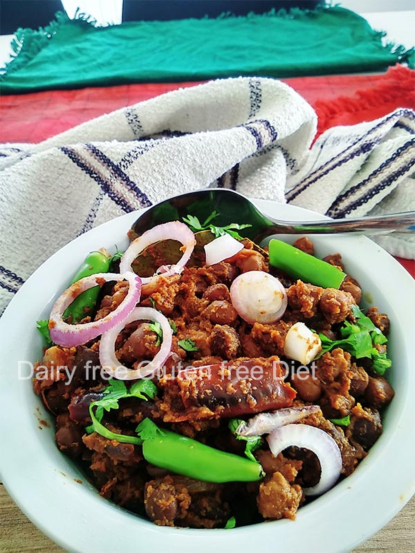 Kala Chana Ghugni